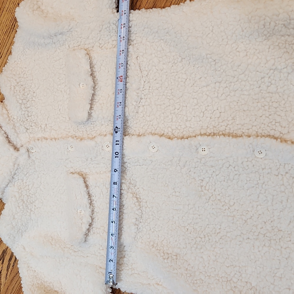 Steve Madden Off-White Sherpa Coat - Picture 7 of 10